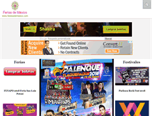 Tablet Screenshot of fiestasdemexico.com